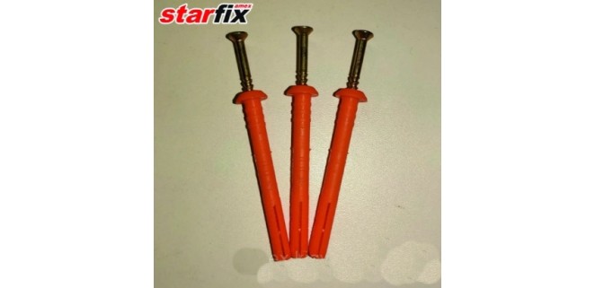 Дюбель швидкого монтажу (ударний), гриб AMEX 6х80 KSMK/K