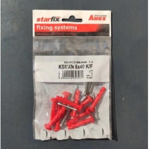 Дюбель швидкого монтажу (ударний), гриб AMEX 8х100 KSMXN Дюбель швидкого монтажу (ударний), гриб AMEX 8х100 KSMXN