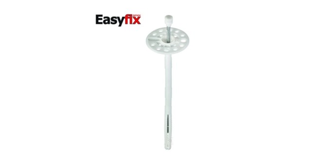 Дюбель фасадний для теплоізоляції з металевим стержнем та термоголовкою AMEX LDK/TZ EasyFix 10х420