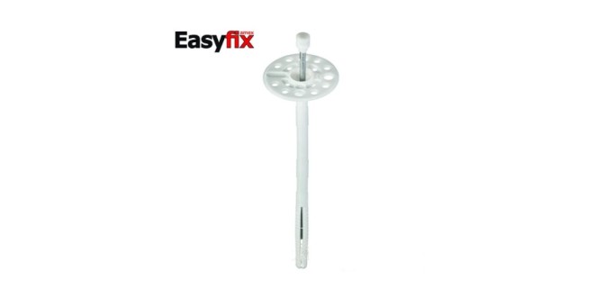 Дюбель фасадний для теплоізоляції з металевим стержнем та термоголовкою AMEX LDK/TZ EasyFix 10х120 Дюбель фасадний для теплоізоляції з металевим стержнем та термоголовкою AMEX LDK/TZ EasyFix 10х120