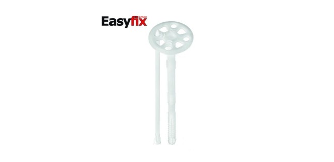 Дюбель-парасолька, термодюбель з пластиковим стержнем AMEX LI-P EasyFix 10х120