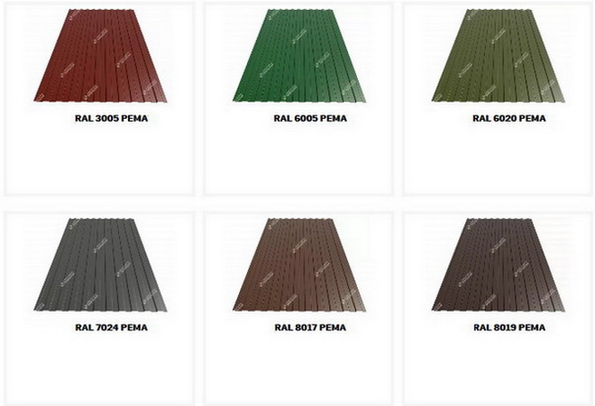 Цвет металла матполиэстер 0,45 мм Украина 