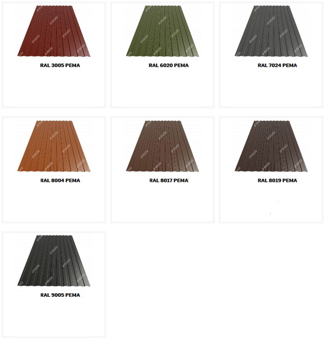 Цвет металла матполиэстер 0,5 мм Германия